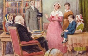 Ilustración para La Historia de Little Dombey de Leonard Skeats